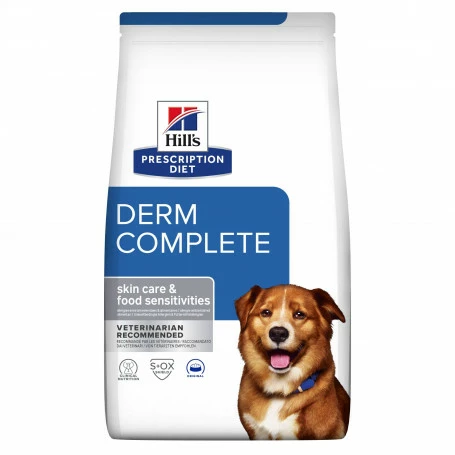 HILL'S Pet Nutrition Derm Complete Croquettes Pour Chien 1 HILL'S Pet Nutrition Derm Complete Croquettes Pour Chien