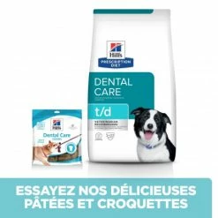 HILL'S Pet Nutrition T/d Dental Croquettes Pour Chien Au Poulet -Pet Soin canine t d 2