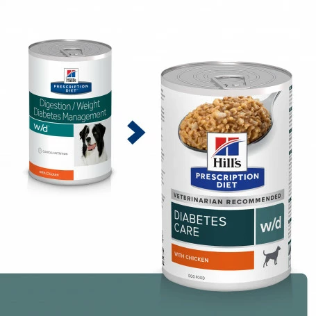 HILL'S Pet Nutrition Chien W/d Diabetes Poulet Boîte 2 HILL'S Pet Nutrition Chien W/d Diabetes Poulet Boîte – Image 2