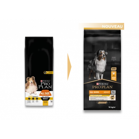 PURINA PRO PLAN Dog All Size Adult Light /Sterilised Chicken Optiweight 1 PURINA PRO PLAN Dog All Size Adult Light /Sterilised Chicken Optiweight