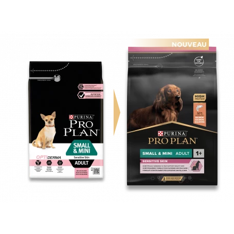 PURINA PRO PLAN Dog Small&Mini Adult Sensitive Skin Optiderma 1 PURINA PRO PLAN Dog Small&Mini Adult Sensitive Skin Optiderma