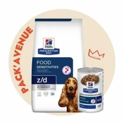 HILL'S Pet Nutrition Pack'Avenue Hill's Prescription Diet Z/D Food Sensitivities Croquettes Pour Chien 8 Kg