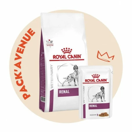 Pack'Avenue Royal Canin Dog Renal Sac 14kg Avec 12 Sachets Repas émincé 1 Pack'Avenue Royal Canin Dog Renal Sac 14kg Avec 12 Sachets Repas émincé