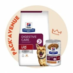 HILL'S Pet Nutrition Pack'Avenue Hill's Prescription Diet I/D Digestive Croquettes Pour Chien Et Chiot Au Poulet