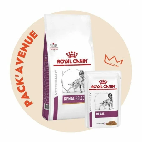 Pack'Avenue Royal Canin Dog Renal Select Sac 10kg Avec 12 Sachets Repas émincé 1 Pack'Avenue Royal Canin Dog Renal Select Sac 10kg Avec 12 Sachets Repas émincé