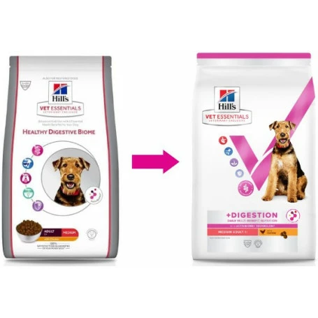 HILL'S Pet Nutrition Vet Essentials Canine Adult Healthy Digestive Biome Medium 1 HILL'S Pet Nutrition Vet Essentials Canine Adult Healthy Digestive Biome Medium