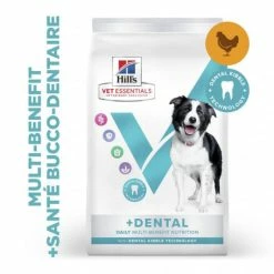 Pet Soin 26 HILL'S Pet Nutrition Vet Essentials Chien Multi-Benefit + Dental Adulte + Medium & Large Poulet