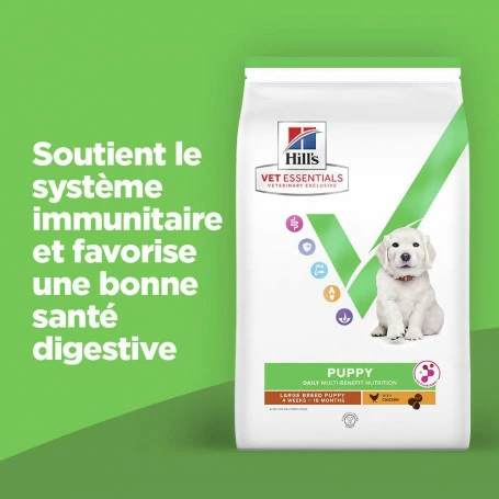 HILL'S Pet Nutrition Vet Essentials Chien Multi-Benefit Puppy Large Breed Poulet 3 HILL'S Pet Nutrition Vet Essentials Chien Multi-Benefit Puppy Large Breed Poulet – Image 3