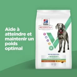 HILL'S Pet Nutrition Vet Essentials Chien Multi-Benefit + Weight Adult + Large Breed Poulet -Pet Soin vet essentials chien multi benefit wei adult 1 larb po 2