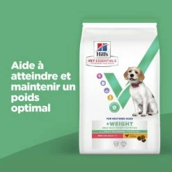 HILL'S Pet Nutrition Vet Essentials Chien Multi-Benefit + Weight Adult 1+ Medium Poulet -Pet Soin vet essentials chien multi benefit weight adult 1 medium poulet 2