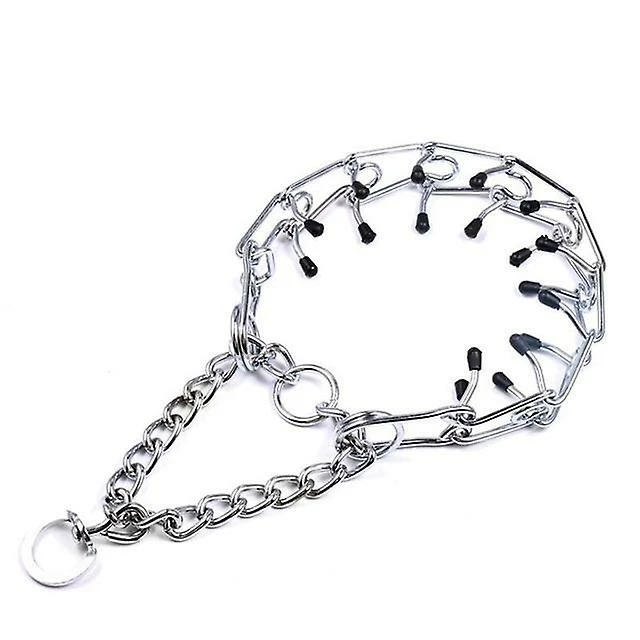 Unbranded Ajustable Pet Dog Metal Pinch Pet Choke Dog Necklace Metal Détachable Training Chain(55-90catty) 2 Unbranded Ajustable Pet Dog Metal Pinch Pet Choke Dog Necklace Metal Détachable Training Chain(55-90catty) – Image 2