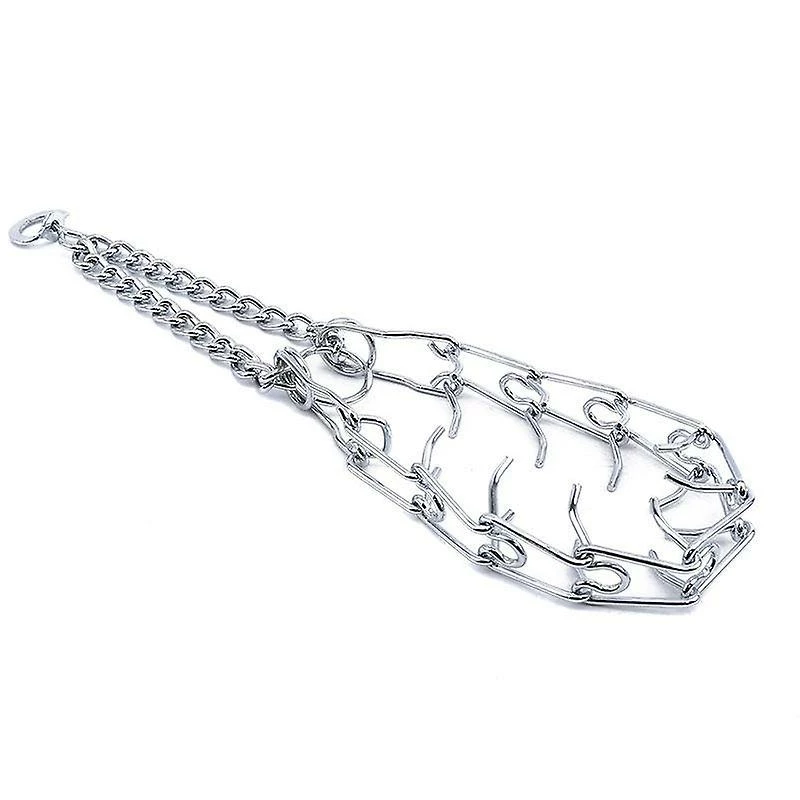 Unbranded Ajustable Pet Dog Metal Pinch Pet Choke Dog Necklace Metal Détachable Training Chain(55-90catty) 4 Unbranded Ajustable Pet Dog Metal Pinch Pet Choke Dog Necklace Metal Détachable Training Chain(55-90catty) – Image 4