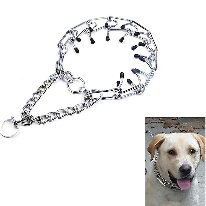 Unbranded Ajustable Pet Dog Metal Pinch Pet Choke Dog Necklace Metal Détachable Training Chain(55-90catty) 5 Unbranded Ajustable Pet Dog Metal Pinch Pet Choke Dog Necklace Metal Détachable Training Chain(55-90catty) – Image 5