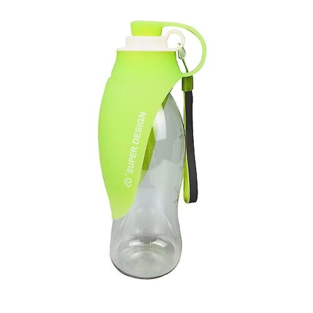 Tiny-witch 580ml Dog Water Bottle Silicone Leaf Design Pet Water Dispenser 1 Tiny-witch 580ml Dog Water Bottle Silicone Leaf Design Pet Water Dispenser