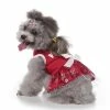 Unbranded Evago Puppy Dog Pet Dog Pyjama Doux Mignon Pet Clothes Dog Jumpsuits Puppy Bodysuits Pour Pet Dog Cat Christmas Dog Dresses Puppy Party Costumes Doggie S