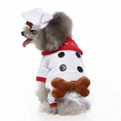 Unbranded Puppy Dog Pet Clothes Hoodie Warm Puppy Automne Hiver Manteau Doggy Mode Combinaison Vêtement Halloween Cosplay Chef -Pet Soin 176184267 max