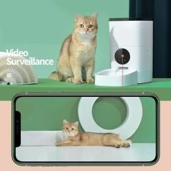 GHCD 4L Chargeur Automatique Pour Animaux De Compagnie Smart Cat Dog Food Dispenser Télécommande APP Timer| Alimentation Des Chats -Pet Soin 177762542 max