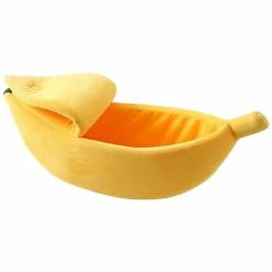 Bxasdf Creative Banana Shape Dog Cave, Grotte Du Chat Chaud, Pour L’hiver, Jaune 7 Bxasdf Creative Banana Shape Dog Cave, Grotte Du Chat Chaud, Pour L’hiver, Jaune -Pet Soin 181621436 max