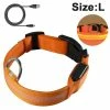 Yskaze Led Dog Collar Battery Operated Rend Votre Chien Visible En Toute Sécurité Et Vu