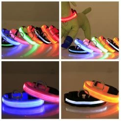 Yskaze Led Dog Collar Battery Operated Rend Votre Chien Visible En Toute Sécurité Et Vu -Pet Soin 181660095 max