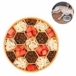 Knfe Slow Feed Dog Bowl Slowly Bowly Plat Interactif Pour Chien -Pet Soin 185602228 max