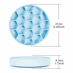 Knfe Slow Feed Dog Bowl Slowly Bowly Plat Interactif Pour Chien -Pet Soin 185602231 max