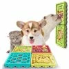 Island Ensemble De Coussinets D’alimentation Pour Chiens, 2pcs Dog Slow Feeder Et 2 Pcs Lick Pad Combo Avec Ventouse Dog Bowl Intéressant Interactif Slow Feeder Dog Bowl
