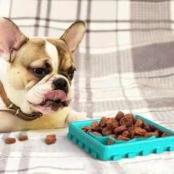 Island Ensemble De Coussinets D’alimentation Pour Chiens, 2pcs Dog Slow Feeder Et 2 Pcs Lick Pad Combo Avec Ventouse Dog Bowl Intéressant Interactif Slow Feeder Dog Bowl -Pet Soin 190279044 max 1