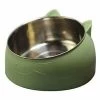 Unbranded Cat And Dog Bowl 15 Degrés Surélevé En Acier Inoxydable Cat Bowl Puppy Cat Feeder