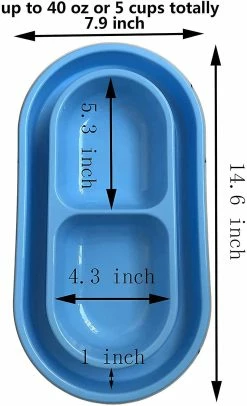 Sunshinen Cat Dog Pet Food Bowl 40 Oz, Nourriture Water Bowls Dish Pour Chiens Cats 7 Sunshinen Cat Dog Pet Food Bowl 40 Oz, Nourriture Water Bowls Dish Pour Chiens Cats -Pet Soin 196596967 max