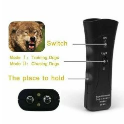 Mslam Ultrasonic Anti Dog Barking Pet Trainer Led Light Gentle Chaser Device -Pet Soin 197370711 max