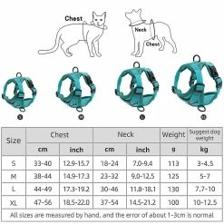 Sevenprin Reflective Strong Pet Dog Puppy Vest Safety Harnais Réglable -Pet Soin 203385833 max