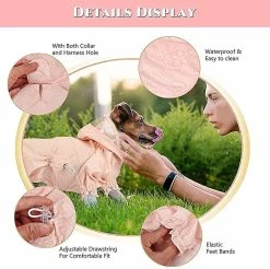 Unbranded Imperméable Pour Chien Avec Capuche, Pet Dog Imperméable Manteau Réglable Léger Extérieur 9 Unbranded Imperméable Pour Chien Avec Capuche, Pet Dog Imperméable Manteau Réglable Léger Extérieur -Pet Soin 208471754 max