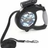 Unbranded 8m Dog Leash Ceinture Rétractable Laisse Avec Lampe De Poche Amovible, Poignée Antidérapante Pour