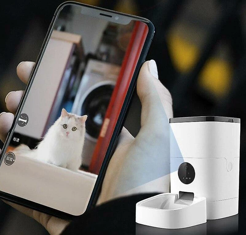 Unbranded 6L Chargeur Automatique Pour Animaux De Compagnie Smart Cat Dog Food Dispenser Télécommande APP Timer| Alimentation Des Chats 5 Unbranded 6L Chargeur Automatique Pour Animaux De Compagnie Smart Cat Dog Food Dispenser Télécommande APP Timer| Alimentation Des Chats – Image 5