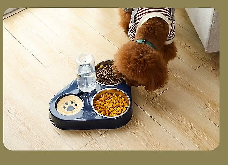 Unbranded 3En1 Pet Dog Cat Food Bowl Avec Bouteille Automatique Fontaine D’alimentation Portable 4 Unbranded 3En1 Pet Dog Cat Food Bowl Avec Bouteille Automatique Fontaine D’alimentation Portable – Image 4