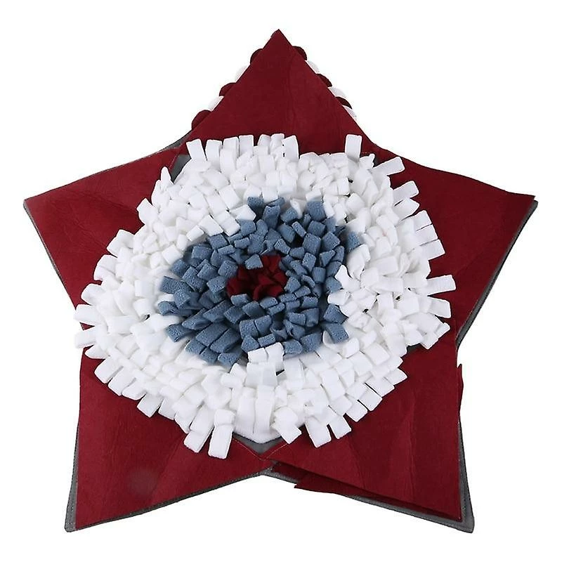 Unbranded Pet Dog Star Shaped Snuffle Mat Nez Odeur Odorant Couverture Sniffing Pad Slow Feeding Jouets| Jouets Pour Chiens 1 Unbranded Pet Dog Star Shaped Snuffle Mat Nez Odeur Odorant Couverture Sniffing Pad Slow Feeding Jouets| Jouets Pour Chiens