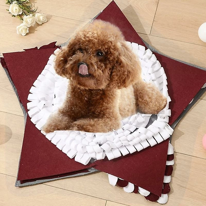 Unbranded Pet Dog Star Shaped Snuffle Mat Nez Odeur Odorant Couverture Sniffing Pad Slow Feeding Jouets| Jouets Pour Chiens 2 Unbranded Pet Dog Star Shaped Snuffle Mat Nez Odeur Odorant Couverture Sniffing Pad Slow Feeding Jouets| Jouets Pour Chiens – Image 2