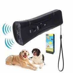 Kingback Pet Gentle Ultrasonic Anti Dog Barking Pet Trainer Led Light Gentle Chaser-style -Pet Soin 210741051 max