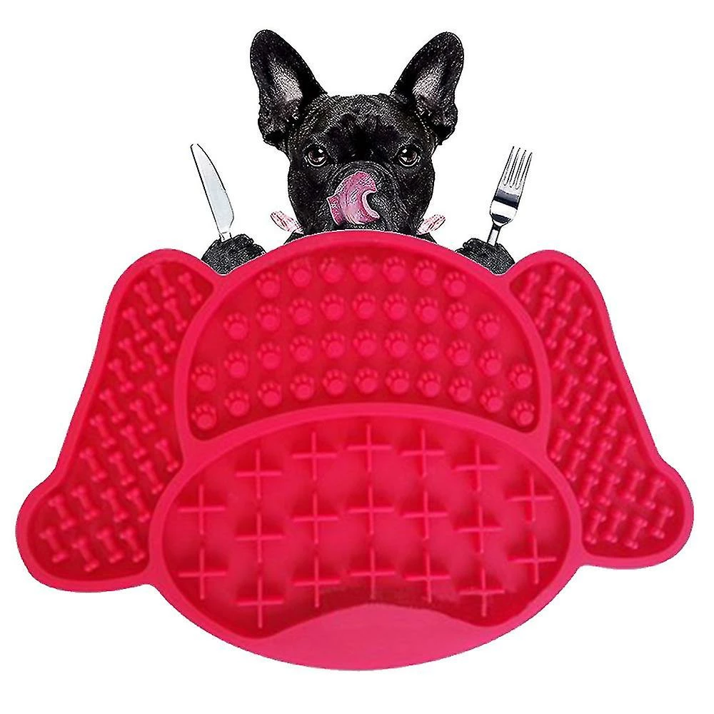 Unbranded Dog Lick Pad, Silicone Slow Treater Mat Feeder Mat Peanut Butter Mat 2 Unbranded Dog Lick Pad, Silicone Slow Treater Mat Feeder Mat Peanut Butter Mat – Image 2