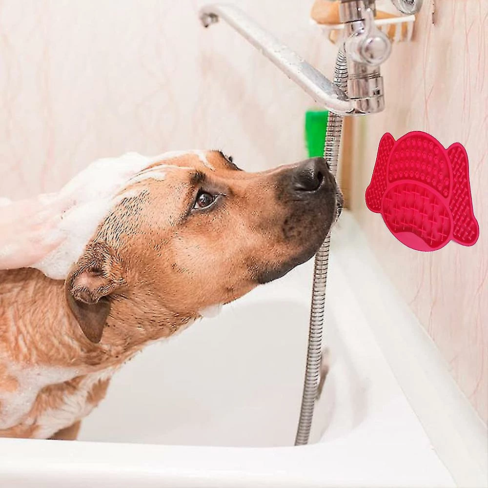 Unbranded Dog Lick Pad, Silicone Slow Treater Mat Feeder Mat Peanut Butter Mat 4 Unbranded Dog Lick Pad, Silicone Slow Treater Mat Feeder Mat Peanut Butter Mat – Image 4