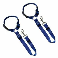 Tixxx Ceinture De Sécurité Pour Chien, 2 Pcs Pet Dog Cat Ceinture De Sécurité De Voiture Appuie-tête Avec élastique -Pet Soin 216046523 max
