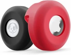 Linkrunning Airtag Dog Collar Holder [2 Pack] Silicone Imperméable à L’eau Protecteur