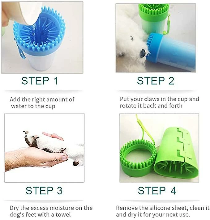 Unbranded Dog Paw Cleaner Portable Pet Cleaning Brush Cup Dog Laveuse De Pieds Masseur Soft Silicone 4 Unbranded Dog Paw Cleaner Portable Pet Cleaning Brush Cup Dog Laveuse De Pieds Masseur Soft Silicone – Image 4