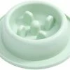 Tinor Dog Slow Feeder Bowl, Anti Slip Puzzle Bowl - Anti-gulping Pet Slower Food Feeding Dishes - Durable Preventing Choking Healthy Design Bowlgreen
