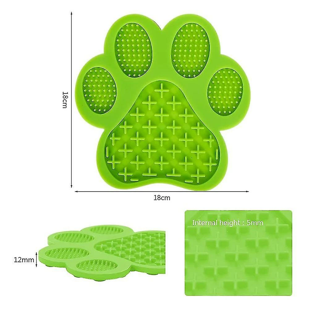Sevenprin Puppy Dog Cat Lick Mat Slow Treater Mat Avec Ventouse Pour Douche Pour Animaux De Compagnie 5 Sevenprin Puppy Dog Cat Lick Mat Slow Treater Mat Avec Ventouse Pour Douche Pour Animaux De Compagnie – Image 5