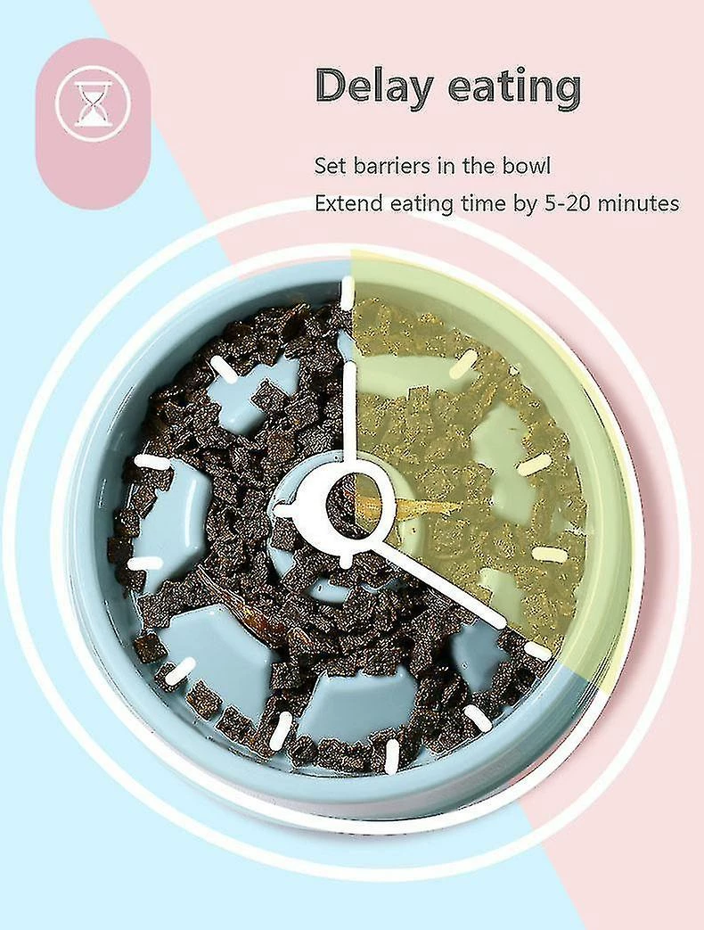 Unbranded Dog Feeder Slow Eating Pet Bowl, Chien Pet Slow Feederpink 2 Unbranded Dog Feeder Slow Eating Pet Bowl, Chien Pet Slow Feederpink – Image 2