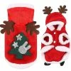 Unbranded Noël Pet Clothes Xmas Hoodie Puppy Cat Dog Winter Warm Apparel
