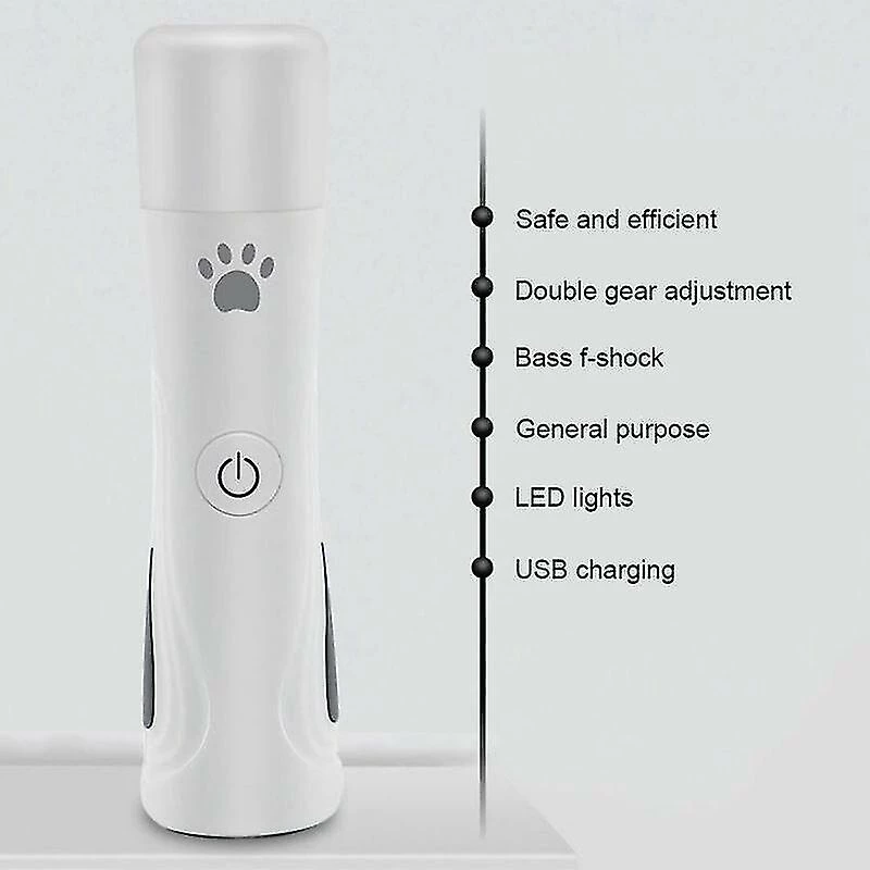 Unbranded Led Pet Dog Nail Grinder And Clippers Tondeuse à Ongles électrique Rechargeable à 3 Vitesses Pour Animaux De Compagnie 3 Unbranded Led Pet Dog Nail Grinder And Clippers Tondeuse à Ongles électrique Rechargeable à 3 Vitesses Pour Animaux De Compagnie – Image 3