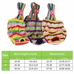 Wonderful Fong Fong 3 Pcs Pet Dog Cat Short Physiologique Doggy Kitten Sous-vêtements Pantalons Couches Conception Denière Resserrer La Sangle Slips Sanitaires -Pet Soin 258657122 max